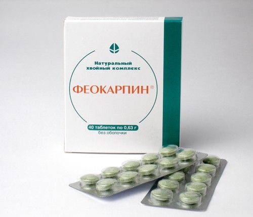 Изображение товара Феокарпин №40 таблетки (фитолон) Феокарпин №40 таблетки (фитолон) фотография