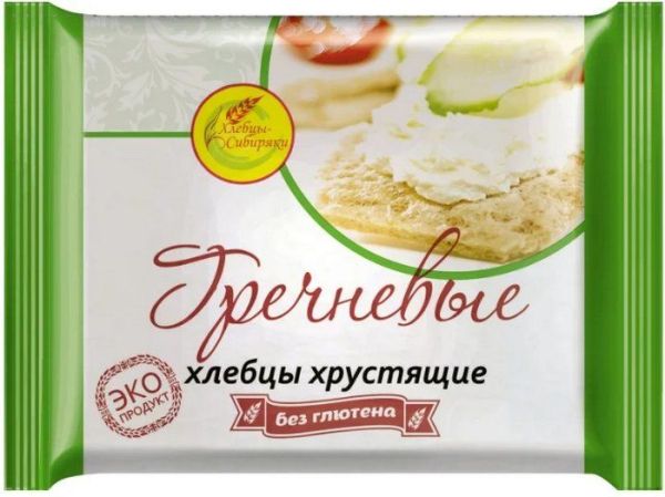 Изображение товара Хлебцы без глютена Гречневые 60г Хлебцы без глютена Гречневые 60г фотография