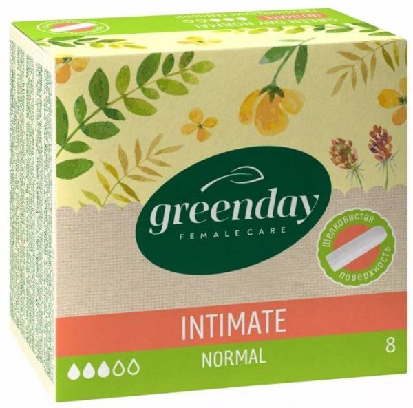 Изображение товара Тампоны Green Day Normal Intimate 8 шт Тампоны Green Day Normal Intimate 8 шт фотография