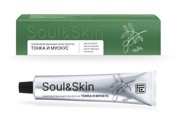 Изображение товара Крем для рук парфюмированный Soul&Skin тонка и мускус Фэмили Косметик 65мл Крем для рук парфюмированный Soul&Skin тонка и мускус Фэмили Косметик 65мл фотография