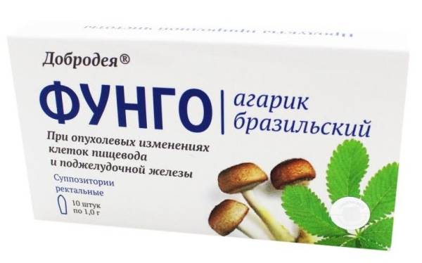 Изображение товара Крем-мазь нативная Добродея Фунго Агарик бразильский Сашера-Мед 10 суппозиториев Крем-мазь нативная Добродея Фунго Агарик бразильский Сашера-Мед 10 суппозиториев фотография
