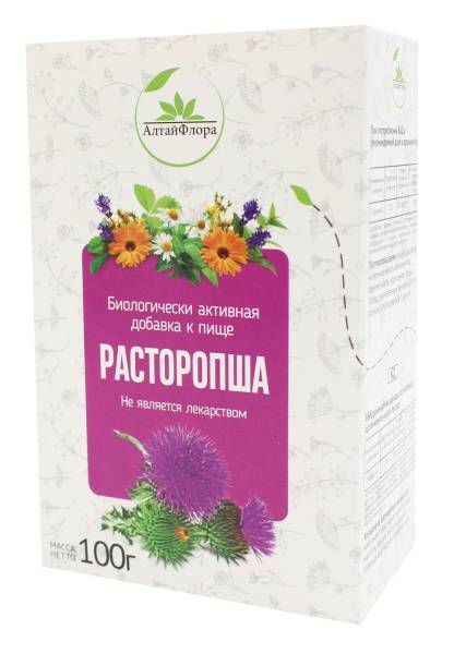 Изображение товара Чайный напиток Расторопша БАД Алтайфлора 100г Чайный напиток Расторопша БАД Алтайфлора 100г фотография