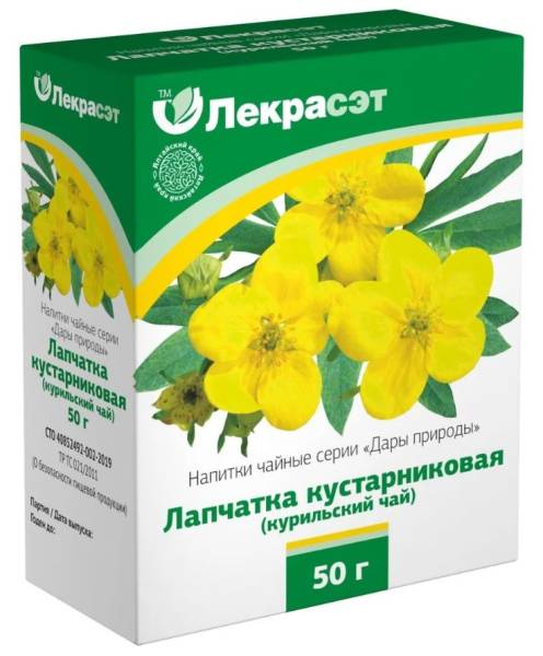 Курильский чай (лапчатка кустарниковая) чайный напиток, 50 г фотография