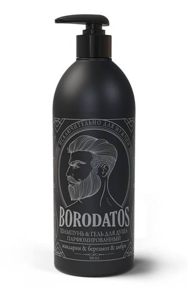 Изображение товара Шампунь-гель для душа Borodatos 500мл Шампунь-гель для душа Borodatos 500мл фотография