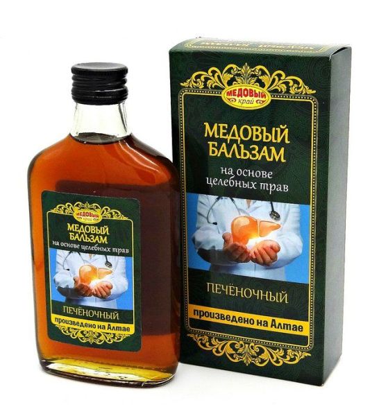 Изображение товара Бальзам медовый Печеночный Медовый Край 250мл Бальзам медовый Печеночный Медовый Край 250мл фотография