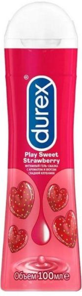 Изображение товара Гель-смазка Дюрекс Play sweet strawberry с ароматом сладкой клубники 100мл Гель-смазка Дюрекс Play sweet strawberry с ароматом сладкой клубники 100мл фотография